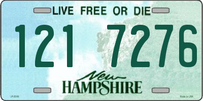 NH license plate 1217276