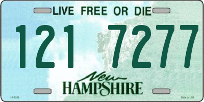 NH license plate 1217277