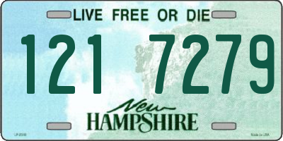 NH license plate 1217279