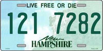 NH license plate 1217282