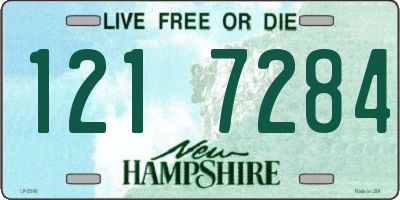 NH license plate 1217284