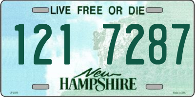 NH license plate 1217287