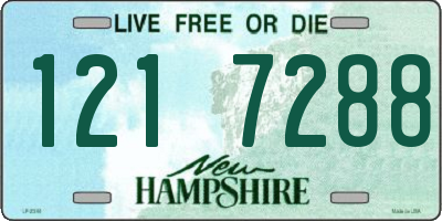 NH license plate 1217288