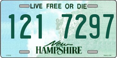 NH license plate 1217297