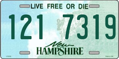 NH license plate 1217319