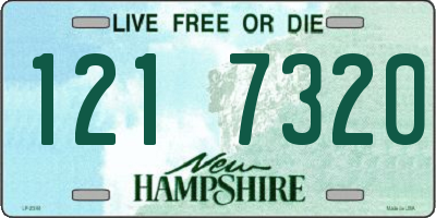 NH license plate 1217320