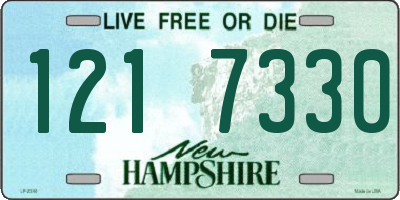 NH license plate 1217330