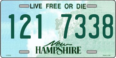 NH license plate 1217338