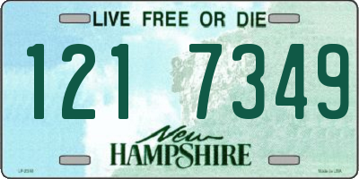 NH license plate 1217349