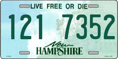 NH license plate 1217352