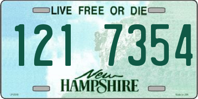 NH license plate 1217354