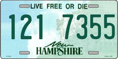 NH license plate 1217355