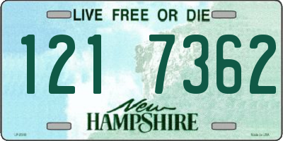NH license plate 1217362