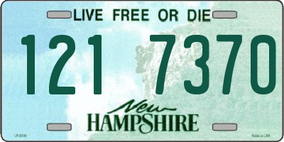 NH license plate 1217370