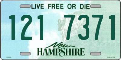 NH license plate 1217371