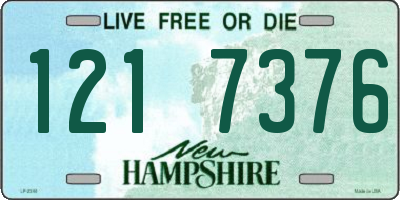 NH license plate 1217376