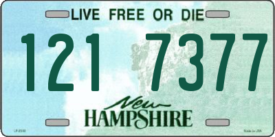 NH license plate 1217377
