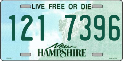 NH license plate 1217396