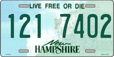 NH license plate 1217402