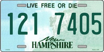 NH license plate 1217405