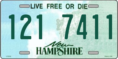 NH license plate 1217411