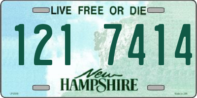 NH license plate 1217414