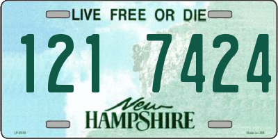 NH license plate 1217424