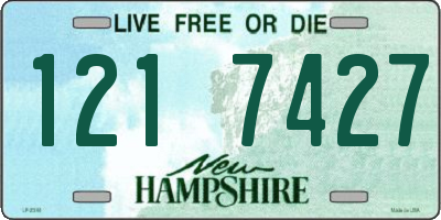 NH license plate 1217427