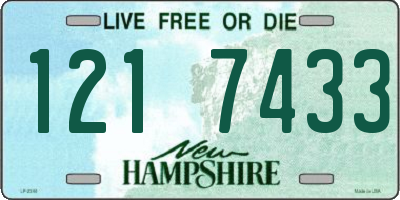 NH license plate 1217433