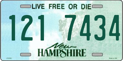 NH license plate 1217434