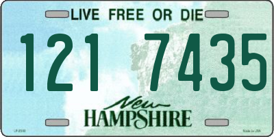 NH license plate 1217435