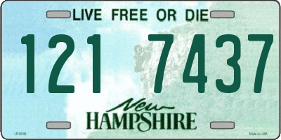 NH license plate 1217437