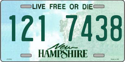 NH license plate 1217438