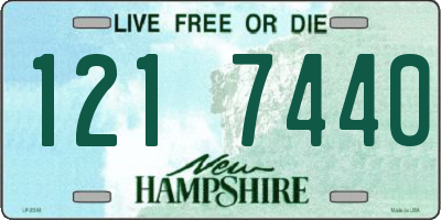 NH license plate 1217440