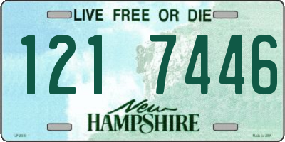 NH license plate 1217446