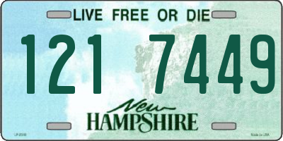 NH license plate 1217449