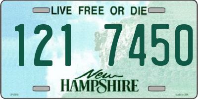 NH license plate 1217450