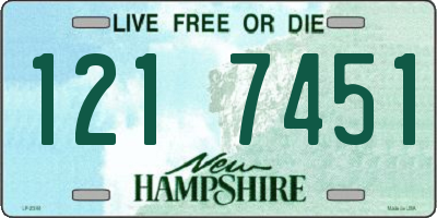 NH license plate 1217451