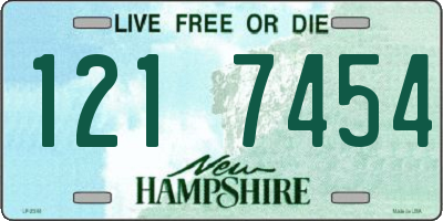 NH license plate 1217454