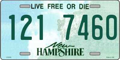 NH license plate 1217460