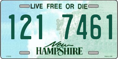 NH license plate 1217461