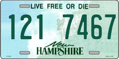 NH license plate 1217467