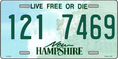 NH license plate 1217469