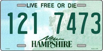 NH license plate 1217473