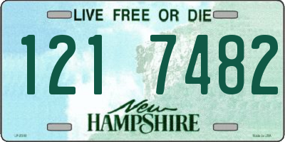 NH license plate 1217482