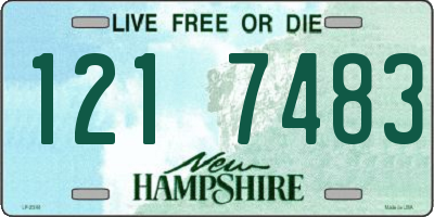 NH license plate 1217483