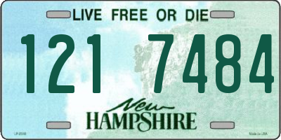 NH license plate 1217484