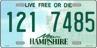 NH license plate 1217485