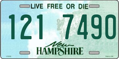 NH license plate 1217490