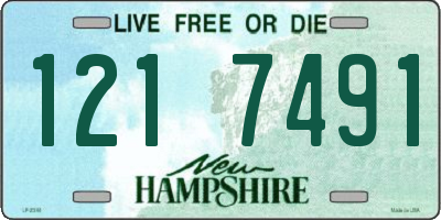 NH license plate 1217491